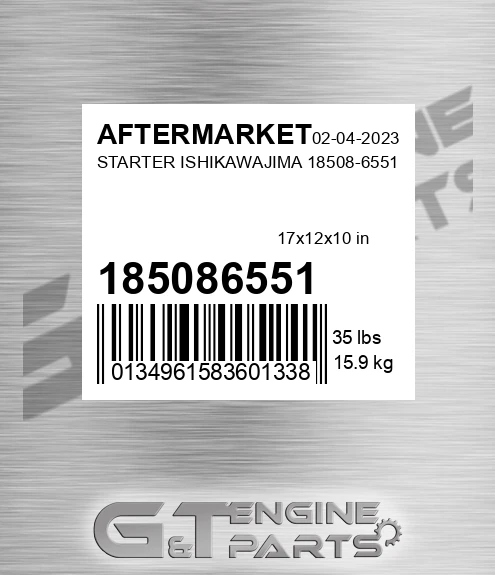185086551 Starter Ishikawajima for AFTERMARKET