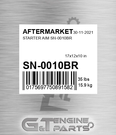 SN-0010BR Starter Aim Sn-0010br for AFTERMARKET