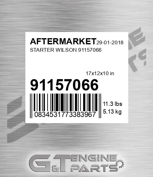 91157066 Starter Wilson 91157066