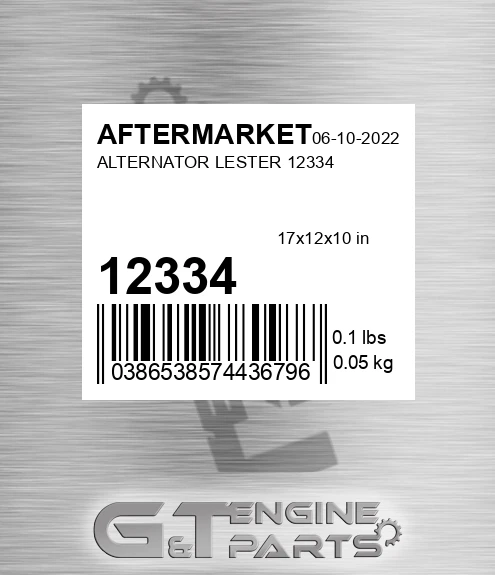 12334 Alternator Lester for AFTERMARKET