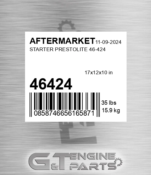 46424 Starter Prestolite for AFTERMARKET
