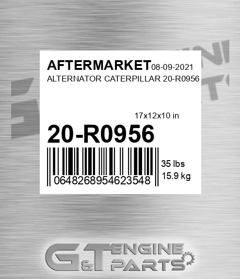 20-R0956 Alternator Caterpillar 20-r0956 for AFTERMARKET