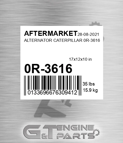 0R-3616 Alternator Caterpillar 0r-3616 for AFTERMARKET