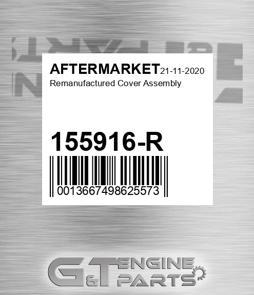 155916-R Remanufactured Cover Assembly for AFTERMARKET