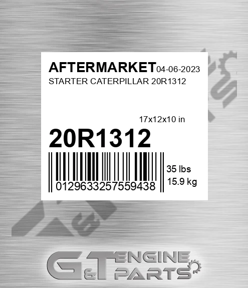 20R1312 Starter Caterpillar for AFTERMARKET