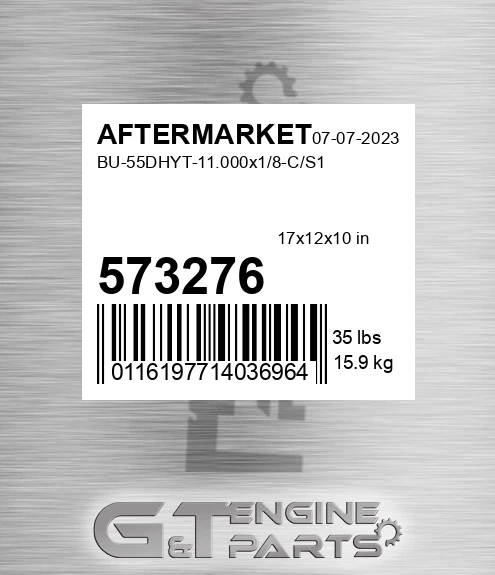 573-276 Bu-55dhyt-11.000x1/8-c/s1 for AFTERMARKET