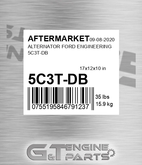 5C3T-DB Alternator Ford Engineering 5c3t-db for AFTERMARKET