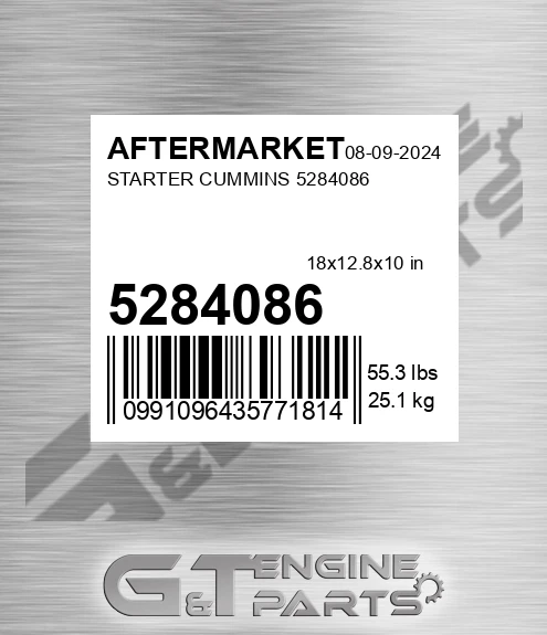 5284086 AFTERMARKET Starter Cummins