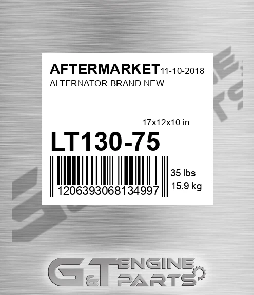 LT130-75 Alternator Brand New for AFTERMARKET
