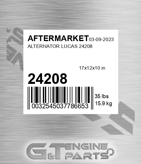 24208 Alternator Lucas