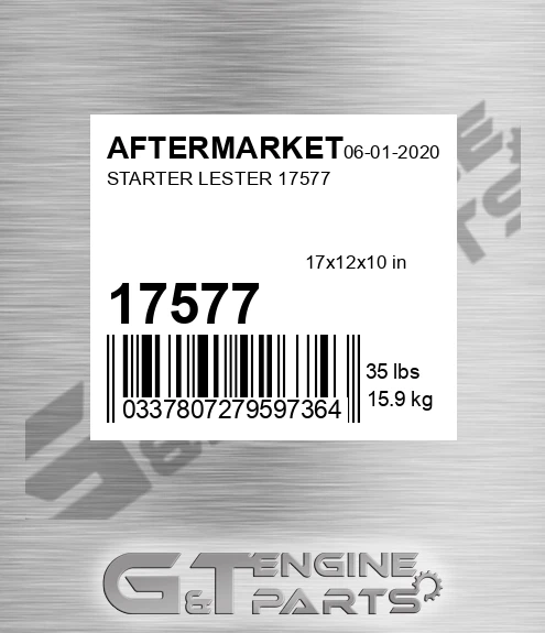 17577 Starter Lester