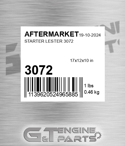 3072 Starter Lester