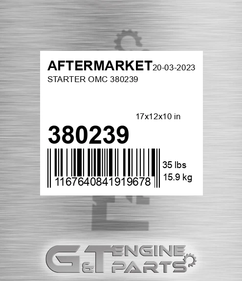 380239 Starter Omc for AFTERMARKET