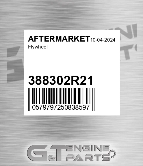 388302R21 Flywheel for AFTERMARKET
