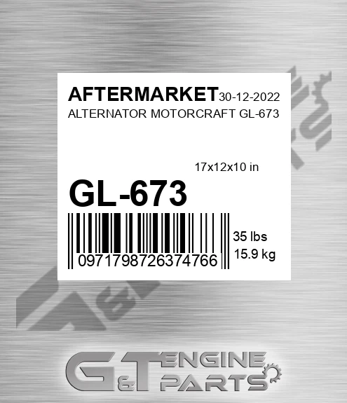 GL-673 Alternator Motorcraft Gl-673 for AFTERMARKET