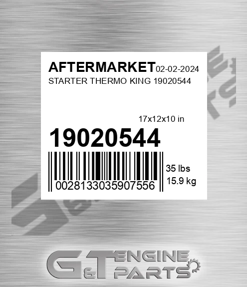 19020544 Starter Thermo King for AFTERMARKET