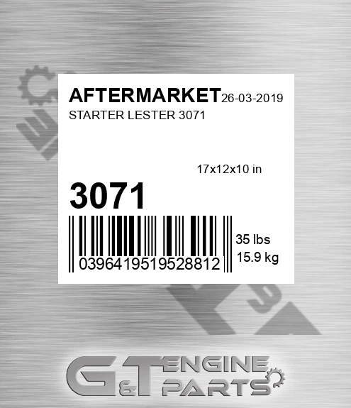 3071 Starter Lester