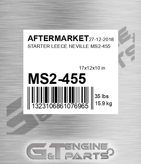 MS2-455 Starter Leece Neville Ms2-455 for AFTERMARKET