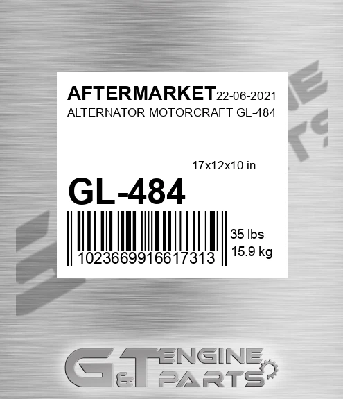 GL-484 Alternator Motorcraft Gl-484 for AFTERMARKET