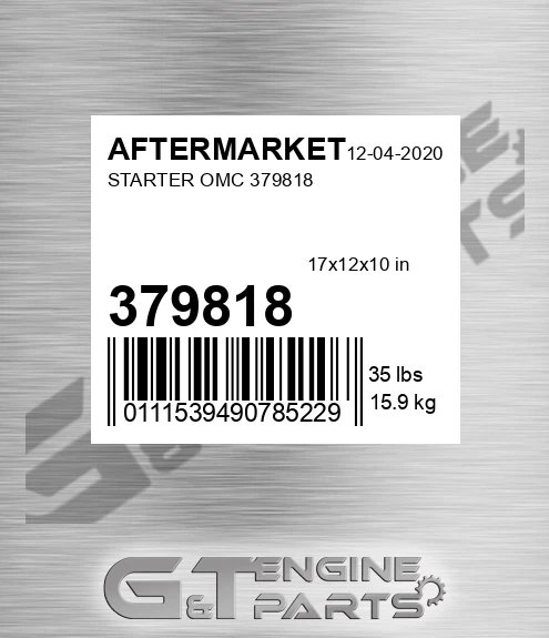 379818 Starter Omc for AFTERMARKET