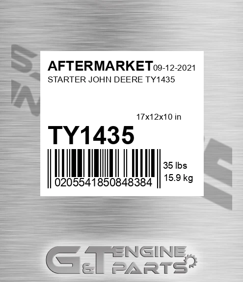 TY1435 Starter John Deere for AFTERMARKET