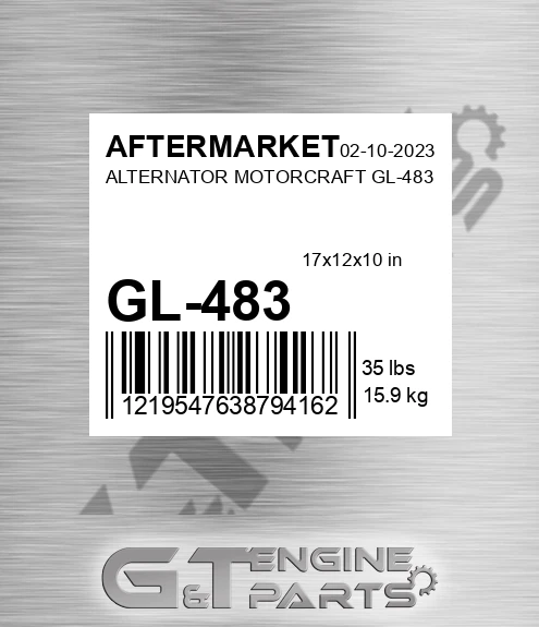 GL-483 Alternator Motorcraft Gl-483 for AFTERMARKET