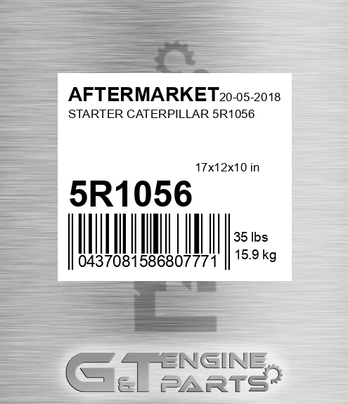 5R1056 Starter Caterpillar for AFTERMARKET