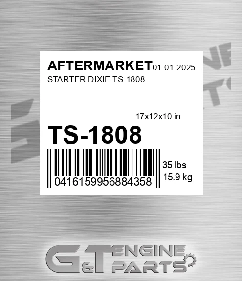 TS-1808 Starter Dixie Ts-1808 for AFTERMARKET