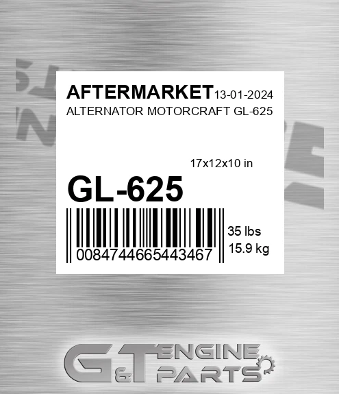 GL-625 Alternator Motorcraft Gl-625 for AFTERMARKET