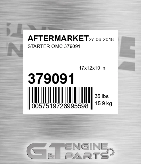 379091 Starter Omc for AFTERMARKET