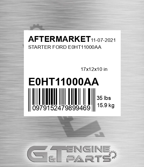 E0HT11000AA Starter Ford for AFTERMARKET