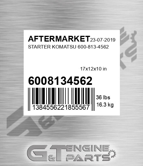 6008134562 Starter Komatsu for AFTERMARKET
