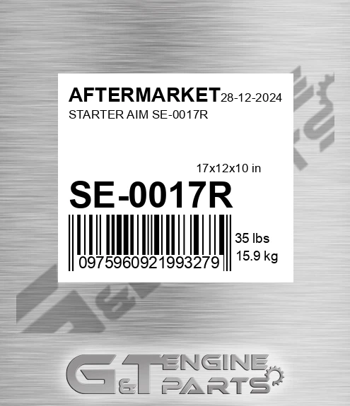 SE-0017R Starter Aim Se-0017r for AFTERMARKET