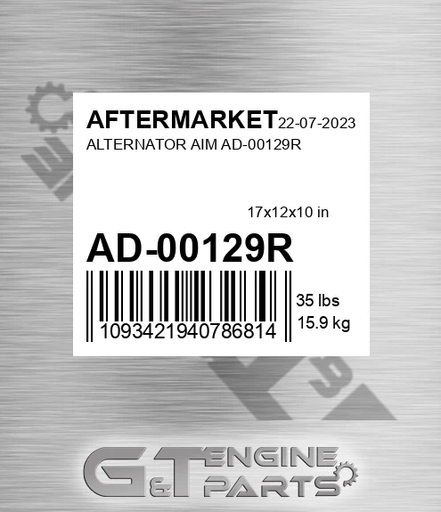 AD-00129R Alternator Aim Ad-00129r for AFTERMARKET
