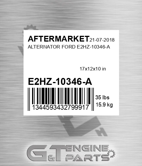 E2HZ-10346-A Alternator Ford E2hz-10346-a for AFTERMARKET