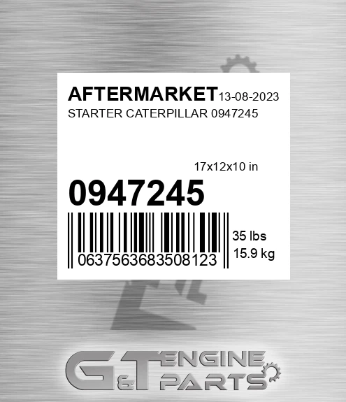 0947245 Starter Caterpillar for AFTERMARKET