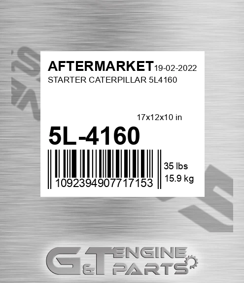 5L-4160 Starter Caterpillar for AFTERMARKET