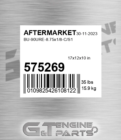 575-269 Bu-90ure-8.75x1/8-c/s1 for AFTERMARKET