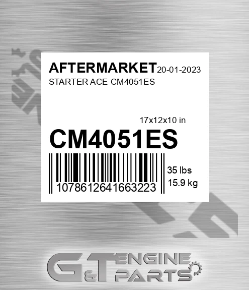 CM4051ES Starter Ace for AFTERMARKET