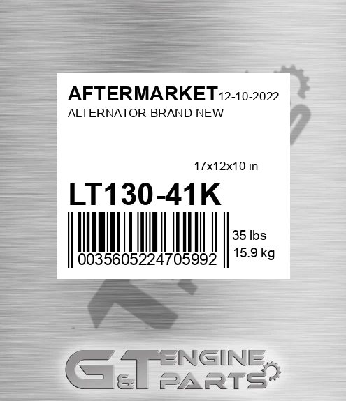 LT130-41K Alternator Brand New for AFTERMARKET