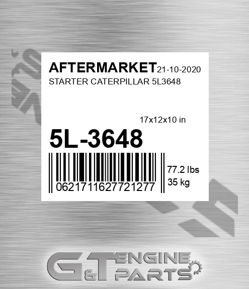 5L-3648 Starter Caterpillar for AFTERMARKET