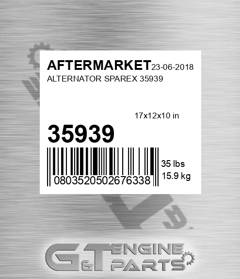 35939 Alternator Sparex