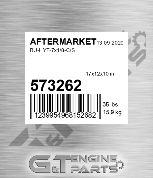 573-262 Bu-hyt-7x1/8-c/s for AFTERMARKET