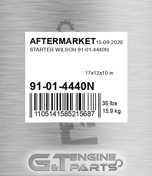 91-01-4440N Starter Wilson 91-01-4440n for AFTERMARKET