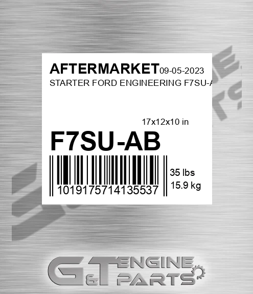 F7SU-AB Starter Ford Engineering F7su-ab for AFTERMARKET