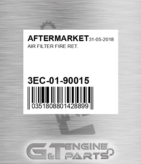 3EC-01-90015 Air Filter Fire Ret.