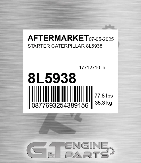 8L5938 Starter Caterpillar for AFTERMARKET
