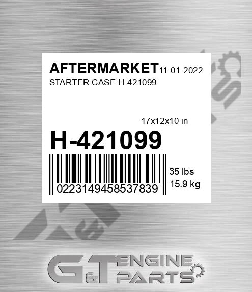 H-421099 Starter Case H-421099 for AFTERMARKET