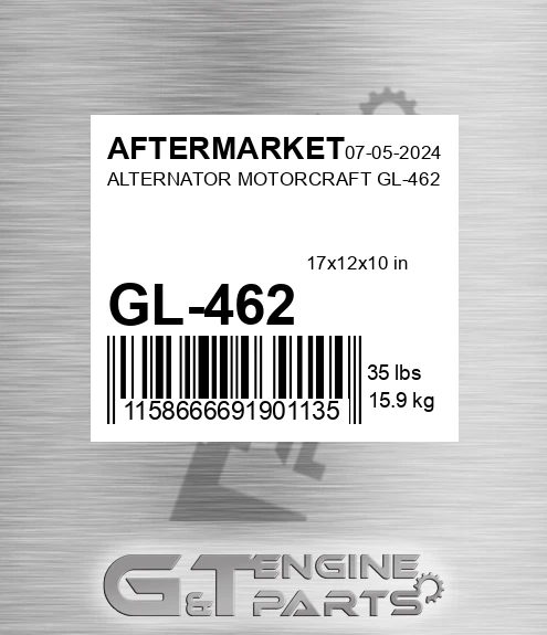 GL-462 Alternator Motorcraft Gl-462 for AFTERMARKET