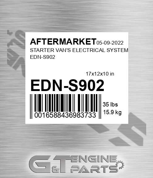 EDN-S902 Starter Van's Electrical Systems Edn-s902 for AFTERMARKET
